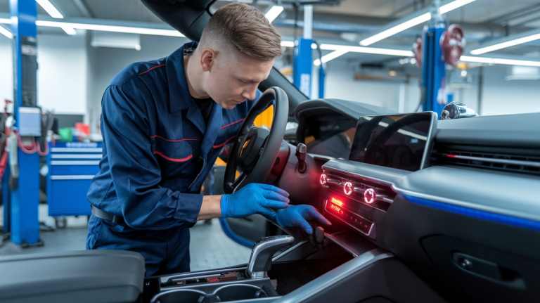 How to reset the parking brake light